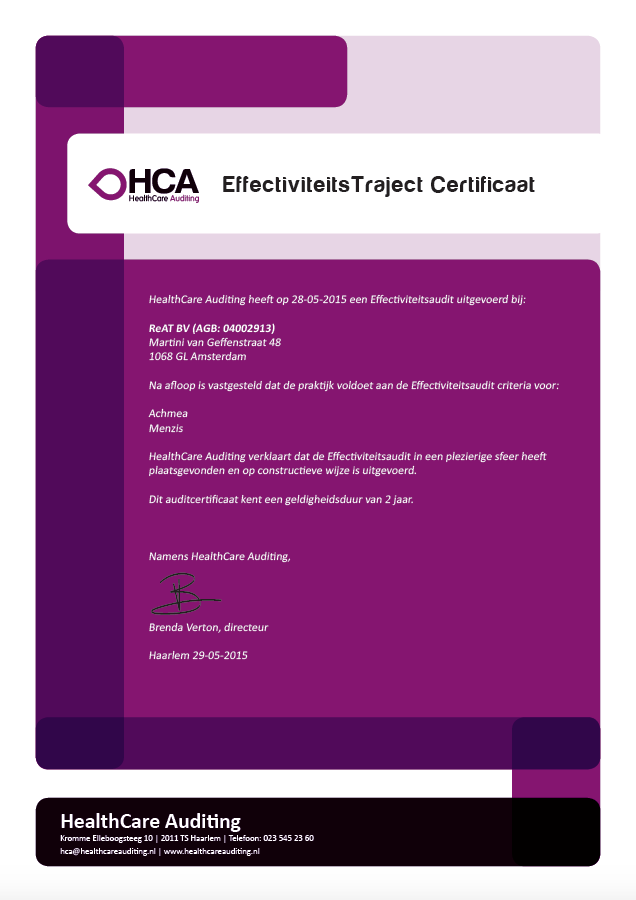 Certificaat Plus Audit 2015-2017